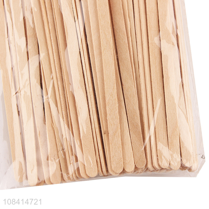 Wholesale 100 pieces disposable natural wooden coffee stirrer coffee sticks