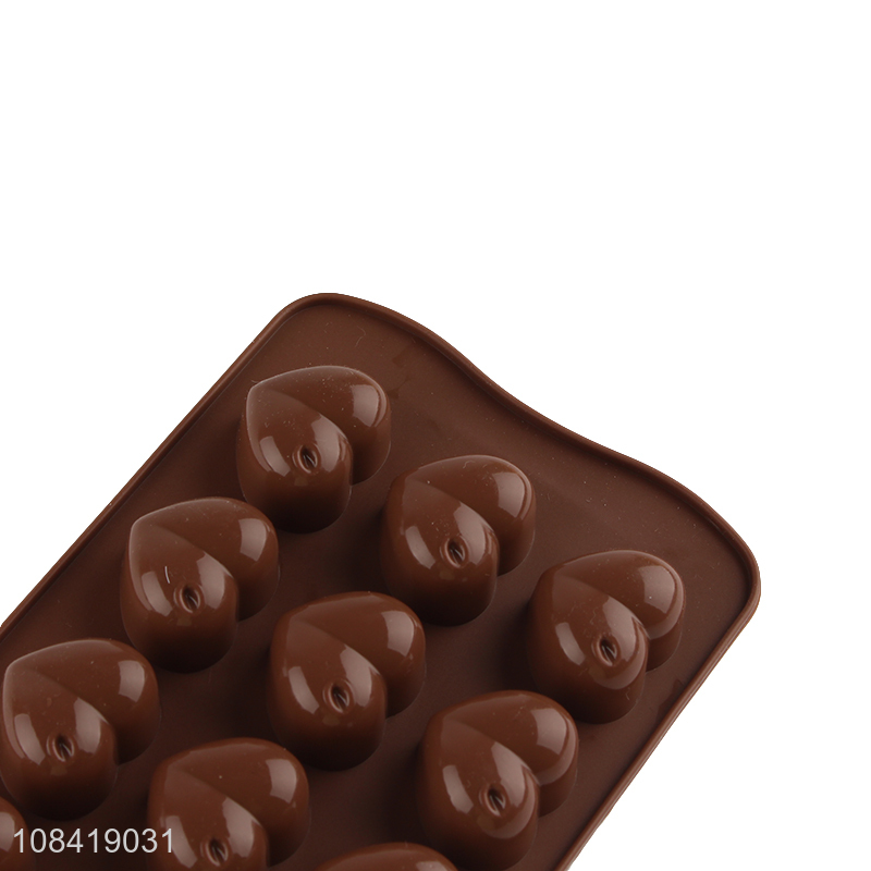 Good quality heart shape silicone chocolate mould for sale