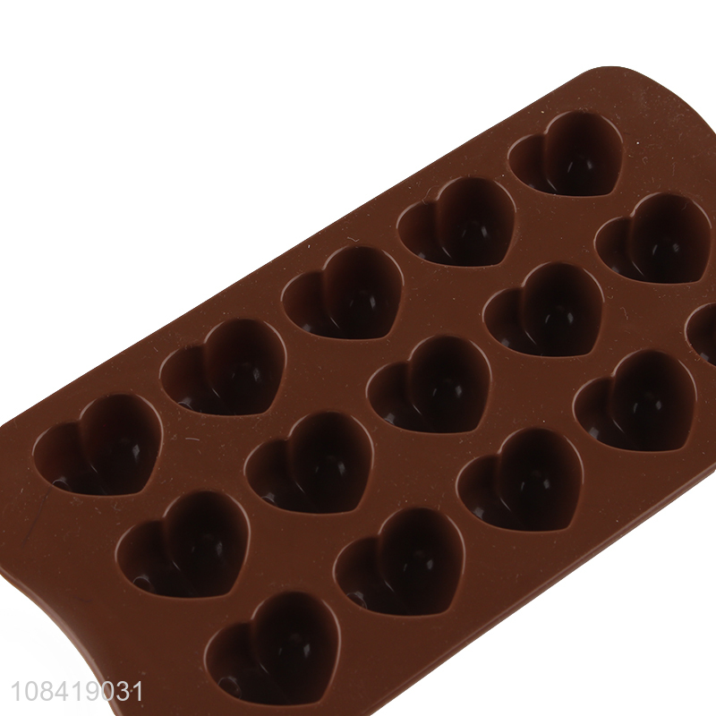 Good quality heart shape silicone chocolate mould for sale