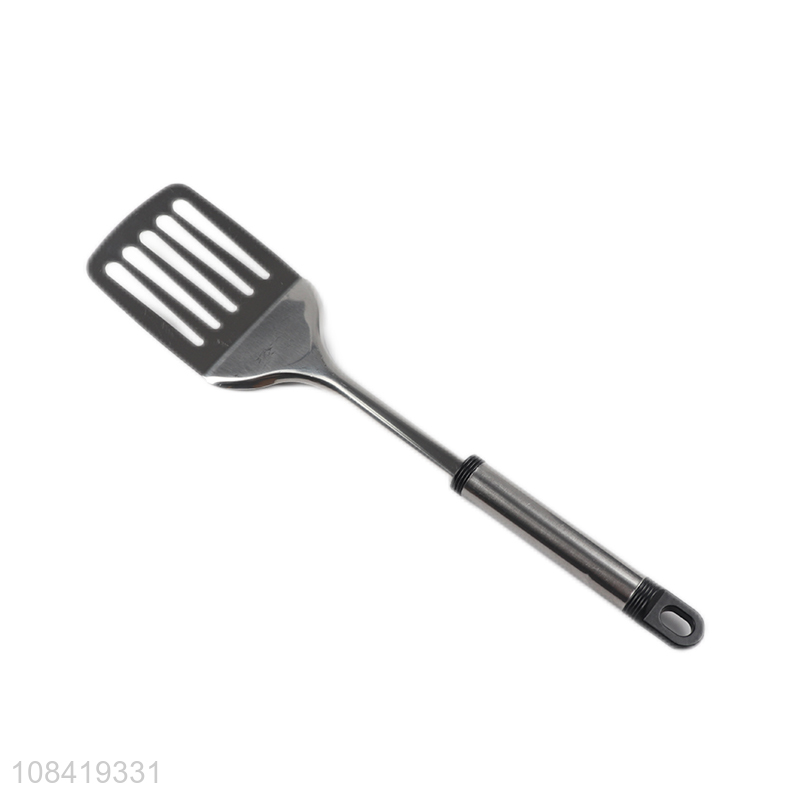 High quality stainless steel slotted spatula non-stick fish turner
