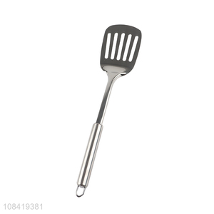 Custom stainless steel slotted spatula metal cooking slotted turner