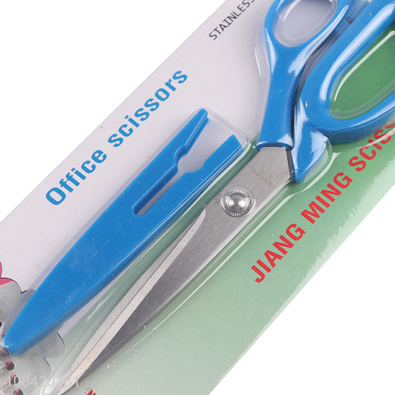 China wholesale school office scissors with cover