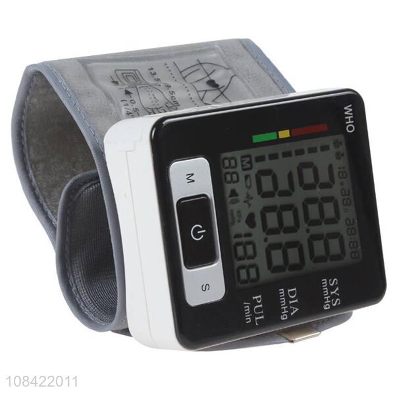 Online wholesale household voice broadcast automatic wrist blood pressure monitor