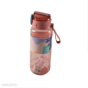 Hot sale 1000ml leakproof plastic water bottle for gym fitness workout