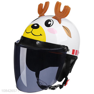 Cute design cartoon children sports cycling helmet for sale