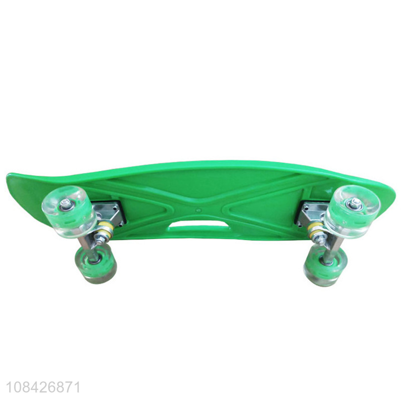 Factory price portable skateboard plastic skateboard