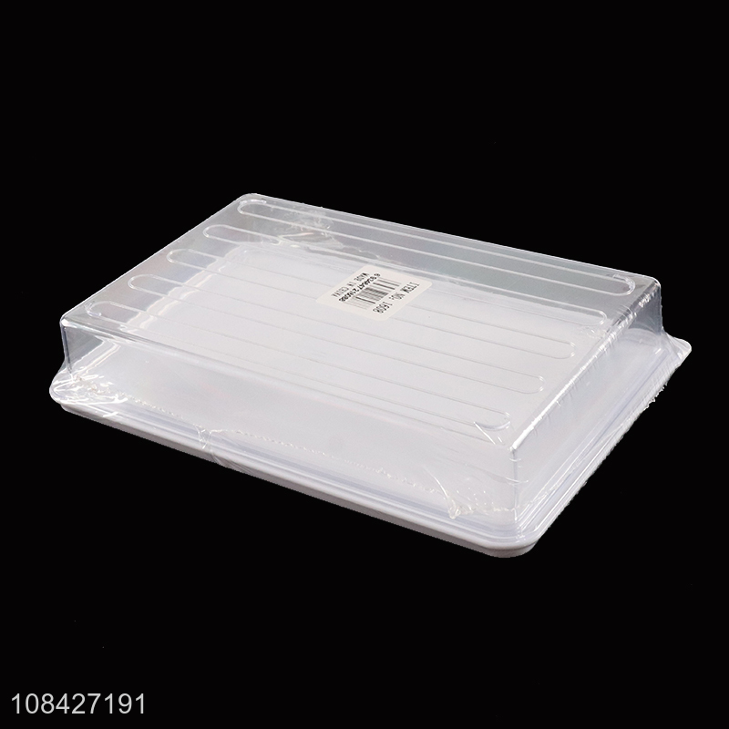 Top selling plastic space saving food storage box wholesale