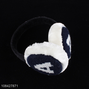 Online wholesale fashion fleece knitting warm earmuffs