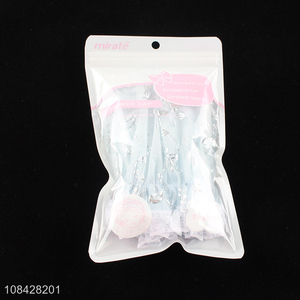 Online Wholesale Bronzing Flower Mesh Double Shower Cap