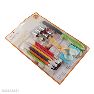 Factory supply bakeware set kitchen baking tool set with cheese scrapers