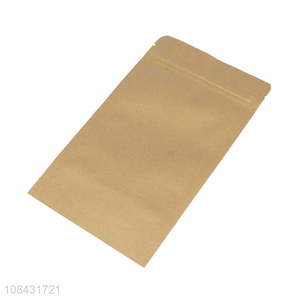 China factory kraft paper packaging bag ziplock bags for sale