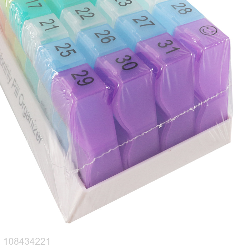Factory price plastic pill box portable medicine box