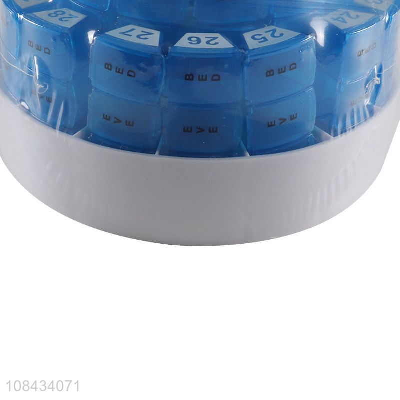 Yiwu direct sale 31 days pill box plastic medicine box