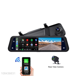 Wholesale 11.88inch touch screen front 2K+back 1080P wireless carplay,wireless android auto dash camera