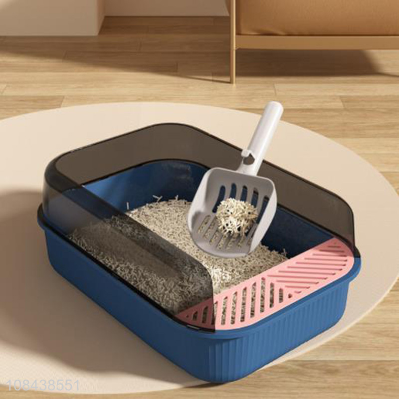 Online wholesale pet toilet cat litter box for household