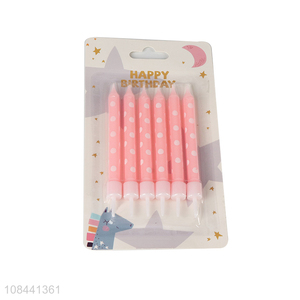 Hot selling birthday candles cupcake candles for party celebration