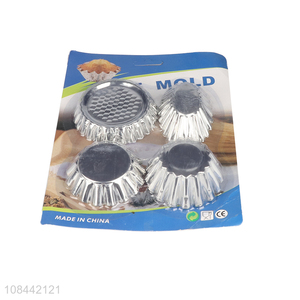 Yiwu direct sale aluminium foil cake cups cake holder set