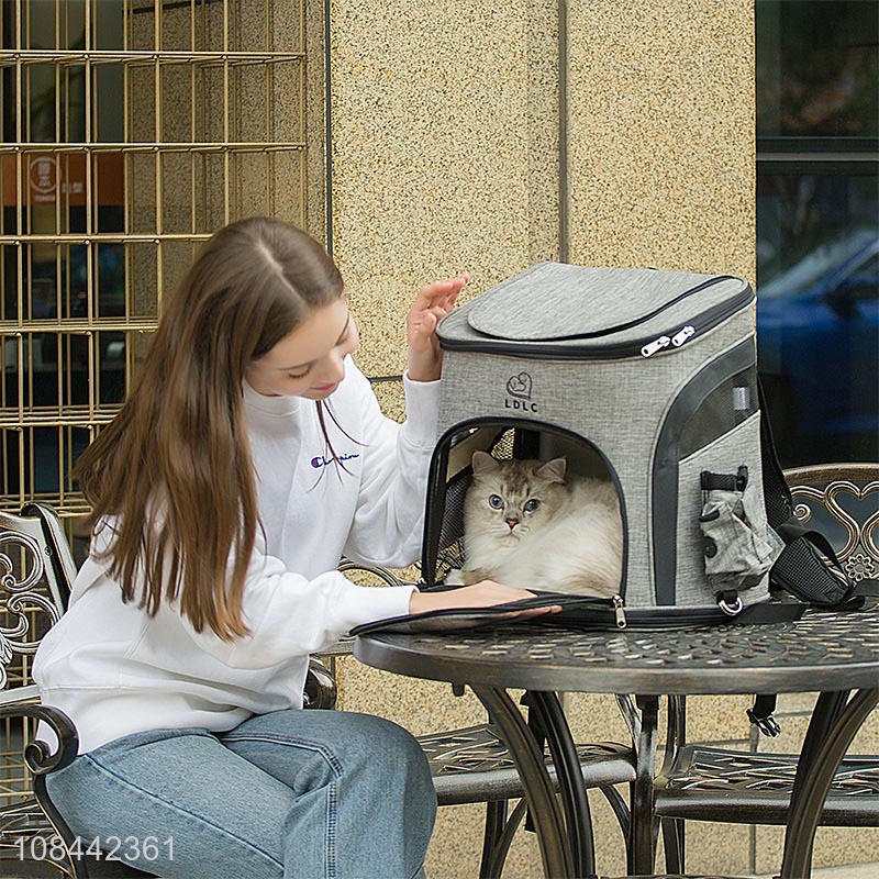 Good quality adjustable pets backpack carrier bag for sale