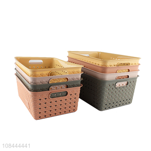 China imports durable plastic storage bins storage basket for organizing