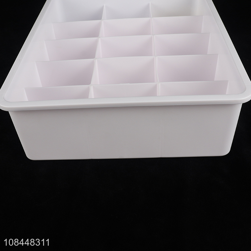 Low price 15 bits home socks storage box wholesale