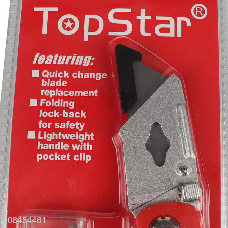 High quality lightweight quick change blades cutter utility knife