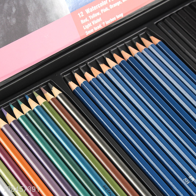 Good quality double-layer 60 color drawing pencil for sale