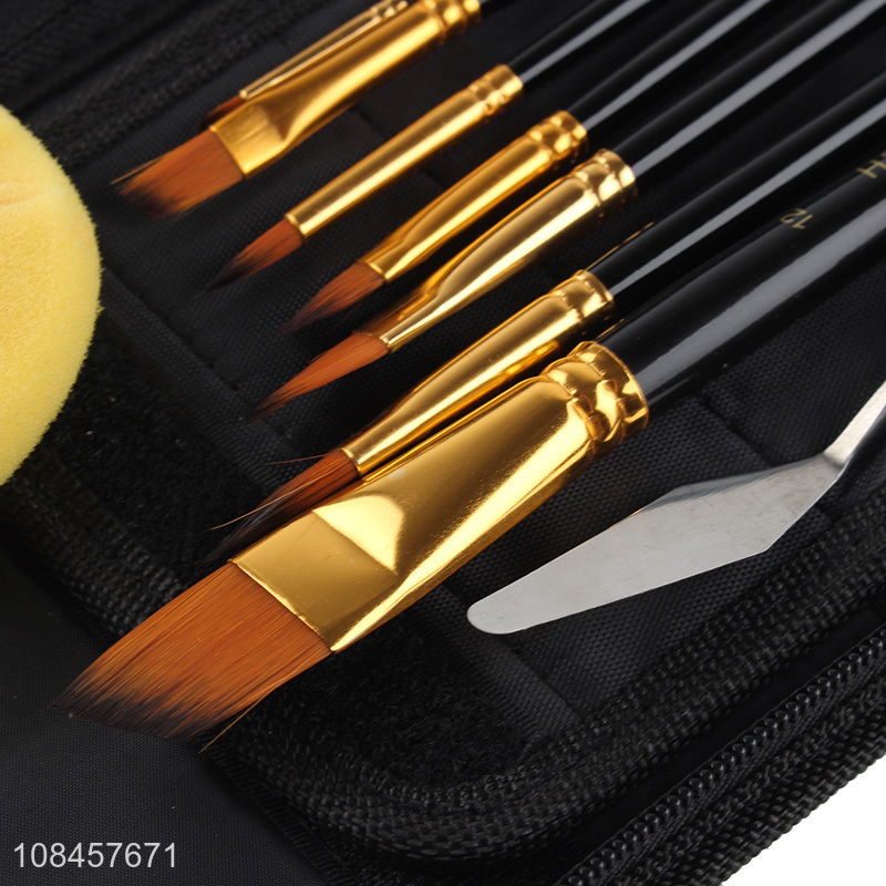 Yiwu wholesale nylon writing brushes painting supplies