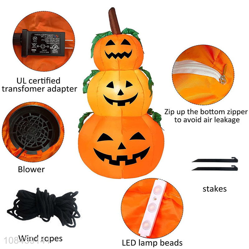 Hot items inflatable halloween pumpkin toys for outdoor decoration