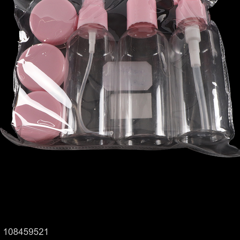 High quality 6 piece set plastic travel bottles for sale