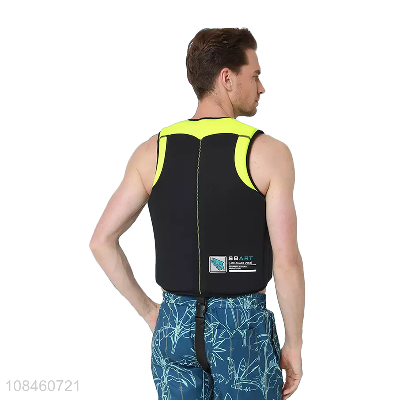 New design high buoyancy portable adult life jacket vest for men