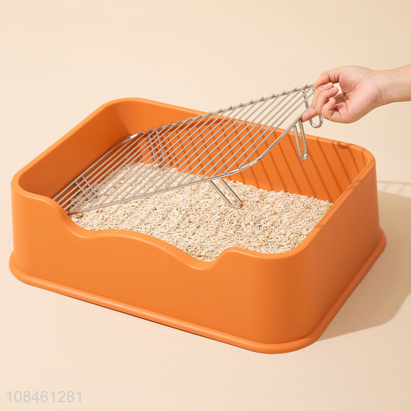 New products indoor anti-slip dog toliet with net rack and pooper scoop