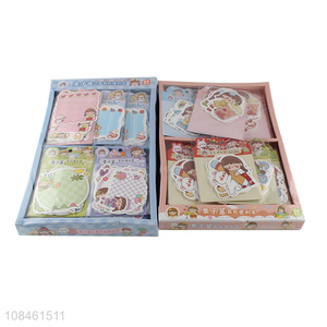 Yiwu market cartoon irregular sticky notes memos wholesale