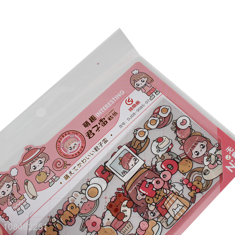 Wholesale cartoon hand account paper stickers DIY materials