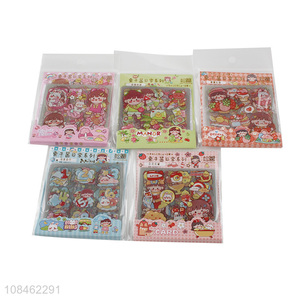 Factory direct sale girls fun DIY hand account stickers set