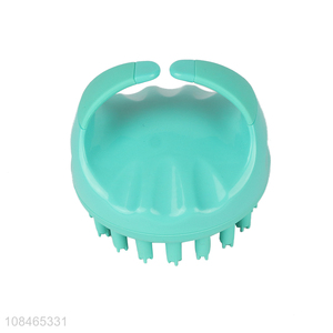 Hot selling soft silicone head scalp massage brush head scalp massager