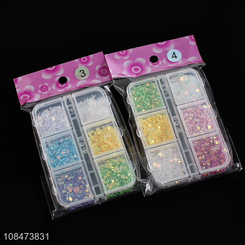 Good wholesale price nails sequins manicure decorations