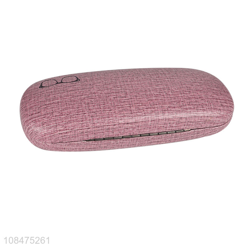 Wholesale portable pu leather hard shell eyeglasses sunglasses case