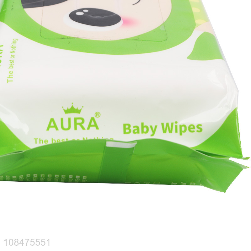 Factory price eco-friendly disposable alchol free baby wet wipes