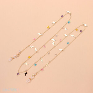 New design fashion metal glasses chain sunglasses decorations