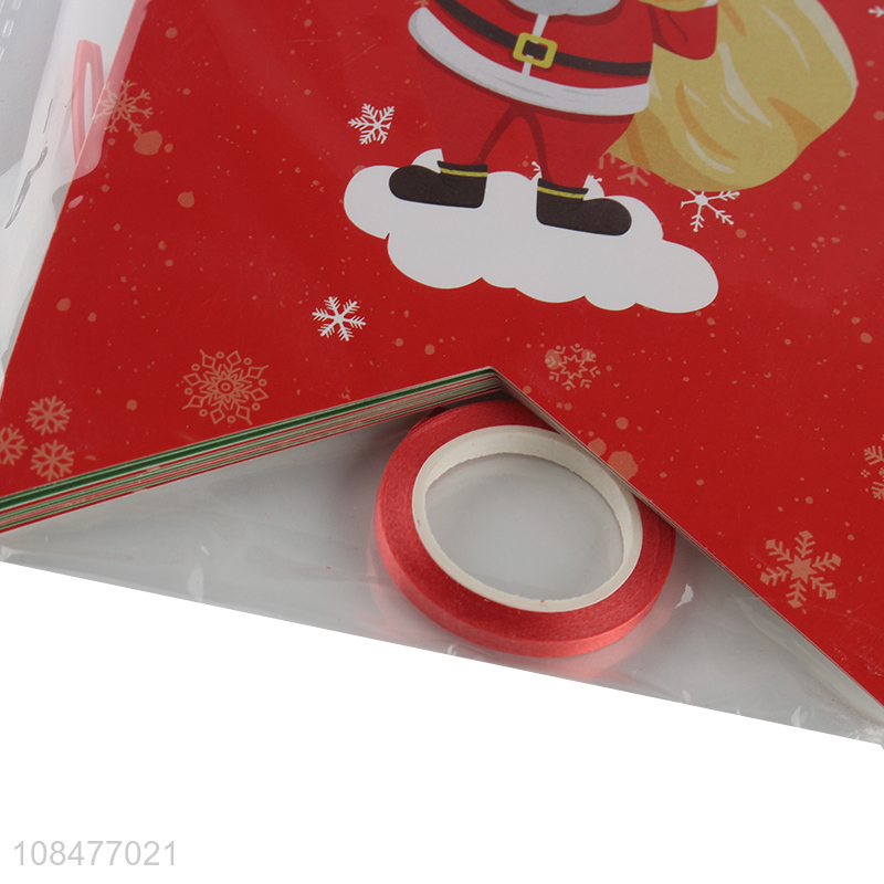 Good wholesale price paper card banner christmas decorations