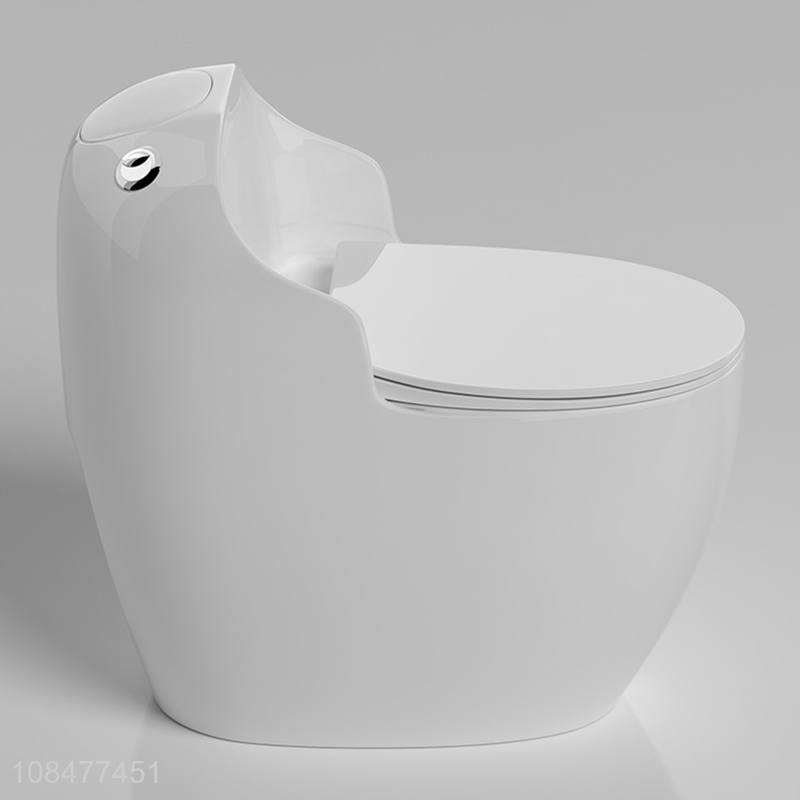 Factory supply 300/400mm 3-6L upper-pressing one piece toilet luxury flush toilet