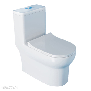 Hot sale 300/400mm 3-4.5L water saving upper-pressing one piece elongated toilet