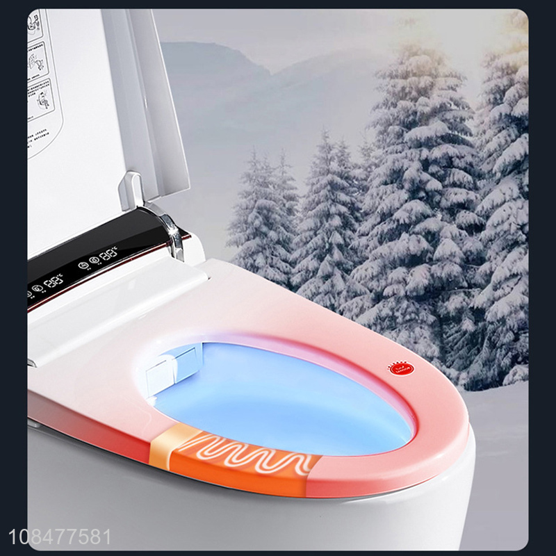 Wholesale 300/400mm 4-6L luxury hands free flushing one pice smart toilet with led display