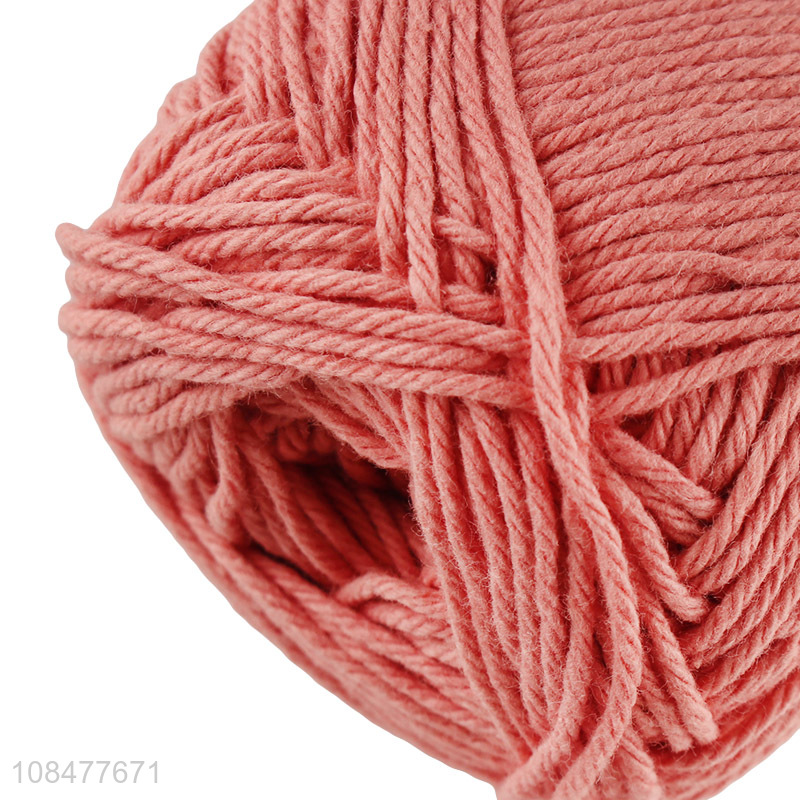 Wholesale 50g 6S recycled cotton yarn for for crocheting and hand knitting