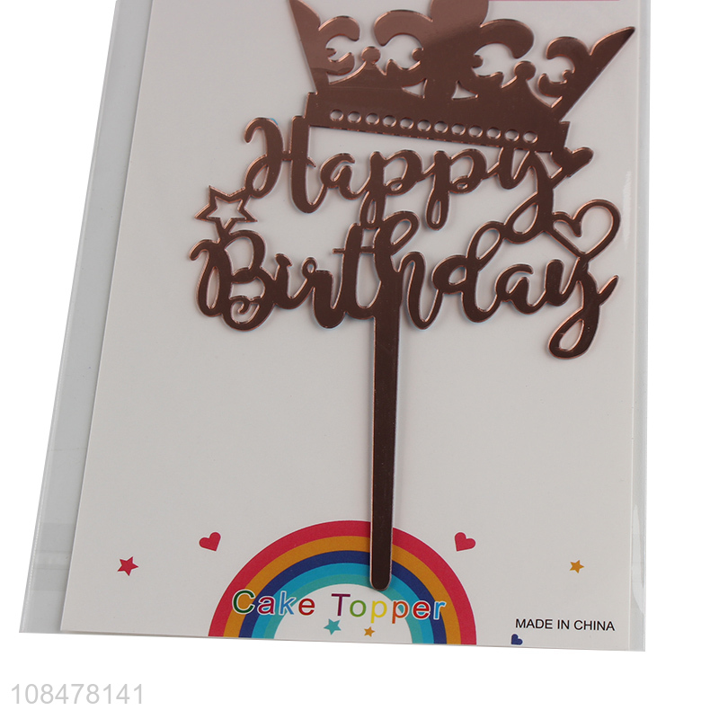 New arrival happy birthday cake topper birthday cake decorations