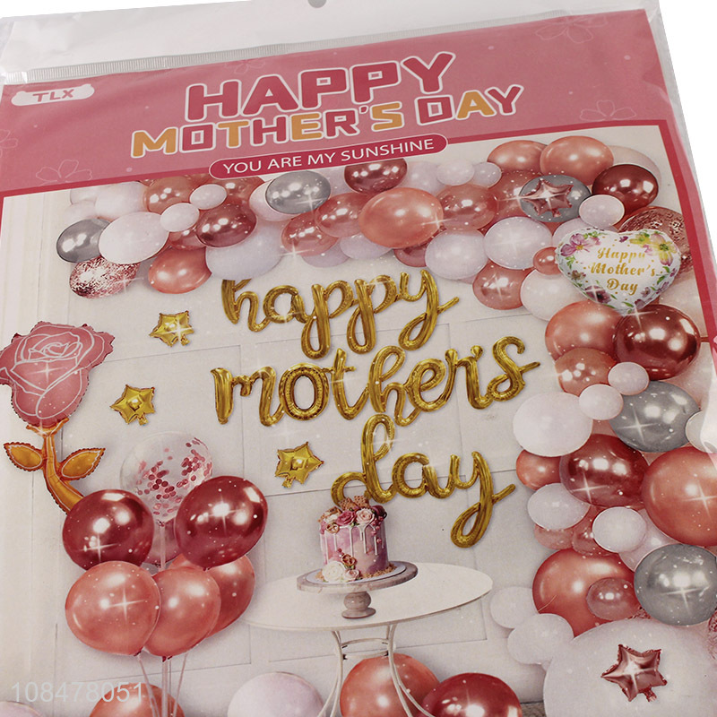 Wholesale happy mother's day foil balloon inflatable party wall decor