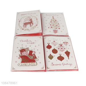 High quality musical holiday festive greeting cards for Christmas