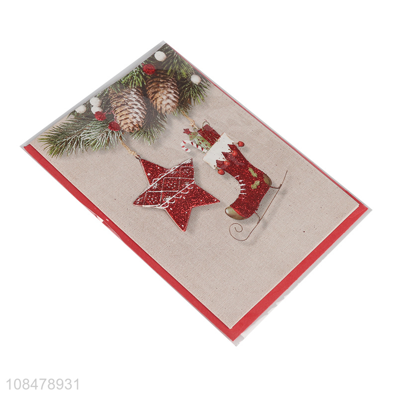 Hot selling holiday Christmas greeting cards for saying thanks