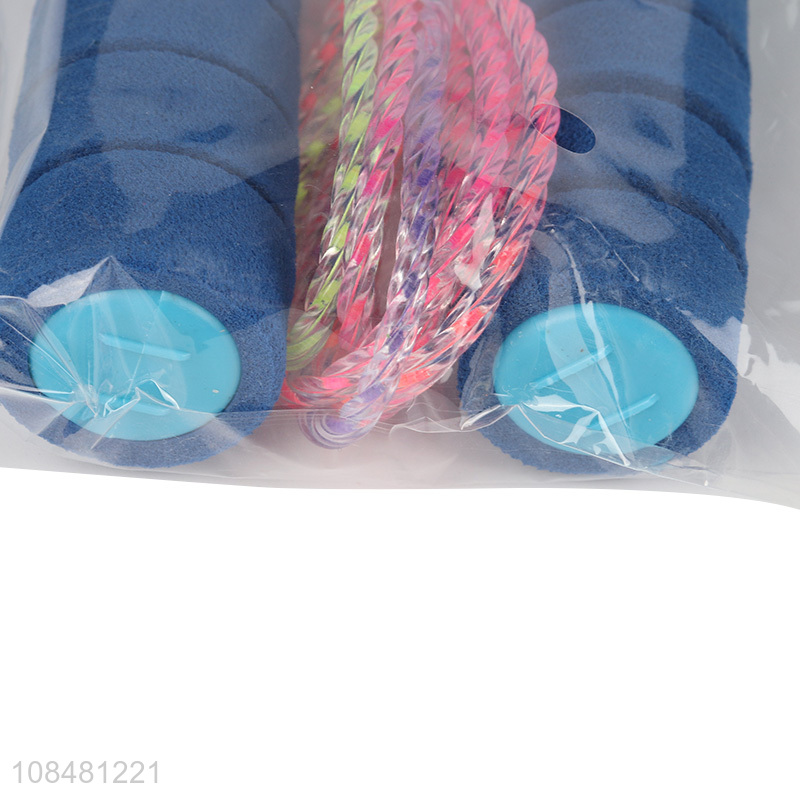 China wholesale plastic fitness sports jumping rope for exercise