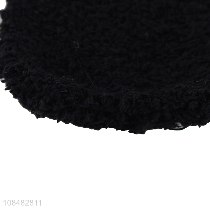 Wholesale solid color coral fleece socks cozy thick floor socks